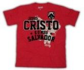 Camiseta Cristo é o Salvador (Vermelha) Tamanhos P, M e G