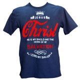 Camiseta Jesus Christ Salvation (Azul) Tamanhos P, M e G