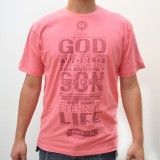 Camiseta João 3:16 (Goiaba) Tamanhos M e G