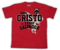Camiseta Cristo é o Salvador (Vermelha) Tamanhos P, M e G